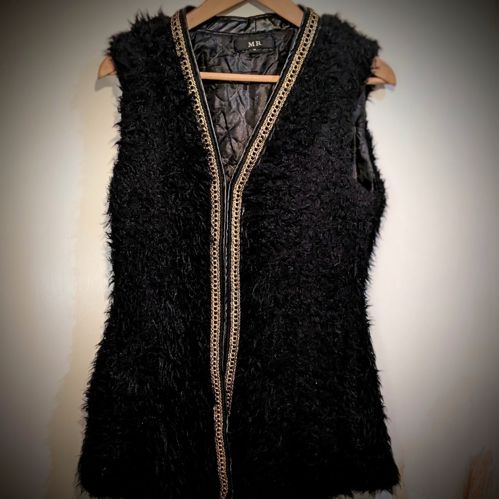 Warm Faux Fur Vest, size M